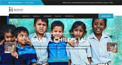 Desktop Screenshot of manavcharities.in
